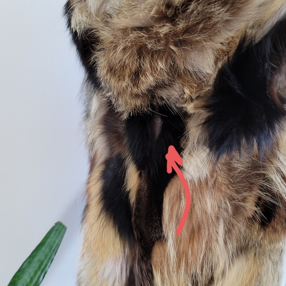 🎉HP VTG 70s Gimbels Patchwork Fur Coat - Picture 14 of 16